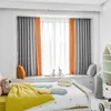 Zasłony blokujące kolory nordyckie do salonu sypialnia prosta nowoczesne okna wykuszowe zaciemnienie całego domu dostosowywanie domu
