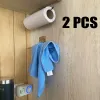 1/2pcs Hanging Toilet Paper Holder Roll Paper Holder Bathroom Towel Rack Stand Kitchen Stand Paper Rack Home Storage Racks