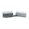10 adet DA/DG/KF250 - 3.5 - 2P 3P 4P 5P 6P 8P 10P 12P Çift Sıralı Doğrudan Fiş 3.5mm Pitch Yay Yüklü PCB Terminal Blokları