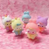 Yell Capsule Toys Kawaii Fairy Memories Animais Cat Neko Kitty Bunny Unicorn Mascot Gacha Gacha Figuras
