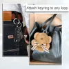 5Pcs Metal O Ring Spring Clasps Openable Round Carabiner Keychain Leather Bag Clips Hook Dog Chain Buckles Connector DIY Jewelry