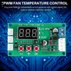 PWMモーターファンスピードコントローラーDC 12V 24V 48V 5A 2 3 4ワイヤーガバナー温度制御サポートEC EBMファン
