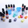 12 colori da 10 ml di gesso in gemme di getto di pigmento tintura in gesso fatto a mano Craft a mano che crea colorante concentrato colorante Gypsum Colore in polvere