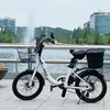 Robust cykelkorg Bike bakre hylla elektrisk skoter förvaringshållare cykelväska 240415