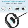 1m Cabo de carregamento USB para Fitbit Charge 5 6 Cabo de carregamento para Fitbit Luxe Adaptador Charging Dock Cradle Smart Watch Acessórios