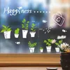 Window Stickers Film Glass Sticker Long-lasting Quick DIY Easily Remove Flower Orchid Decoration For Shop Windows