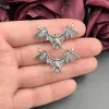 5pcs 44*23 mm Fledermausanschluss Charme Fledermaus Wings Vampire Anhänger Fit Schmuckherstellung DIY -Schmuckfunde Erkenntnisse