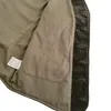 Мужские жилеты Blazer Vest Vervuroy Slim Fit V-образный вырезок западного сафари в стиле тарелки винтажные газовые дизайнерские одежды