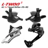 LTWOO 7V 8V 9V 10 Speed Mtb Bicycle Derailleurs Groupset 4 Kits A2 A3 A5 A7 A9 Shifter Hendels Bike Parts Compatible Shimano