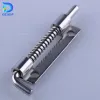 New Spring Loaded Metal Security Barrel Bolt Latch 5.3 X 1.7cm Silver Tone Spring Latches Door Cabinet Hinges Hardware