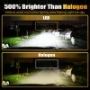 HYNBYZJ 25000LM H7 LED Headlight Bulbs HB3 9005 HB4 9006 H1 H8 H11 LED 6 Sides 100W 3D 360 Degree Auto Fog Lights Turbo Lamp