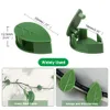 10/20/40/50Pcs Invisible Climb Wall Holder Hook Plants Support Bracket Green Leaf Clip Self-Adhesive Fixator Home Garden Rattan