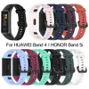 STRAP pour Huawei Honor Band 5 4 Bracelet de remplacement en silicone de groupe de sport pour le groupe d'honneur 5i ADS-B19 accessoires intelligents