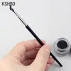 KSHBO 1/2pcs pennello per sopracciglia angolata Super sottile eyeliner spazzola per eyeliner spazzola cosmetica rivestimento per sopracciglia crema per gli occhi piatti Dettagli per gli occhi piatti Benunici