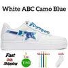 2024 Designer Sta Bapestask8 Casual Shoes S8 Low Men Women Patent Leather Blac White ABC Camo Camouflage Sateboarding Sports Bapely Sneaers Trainers Outdoor Uflage