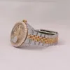 Luxury Looking Fullt Watch Iced For Men Woman Woman Top CraftSmanship Unikt och dyra Mosang Diamond Watchs For Hip Hop Industrial Luxurious 62568