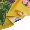 Skirts Women Bohemian Vintage Floral Print Maxi Loose High Waist Pocket Long Summer Hawaiian Casual Daily Beachwear