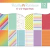 6-tums kort gör bakgrundspapper ensidig 12 ark mönster papper handbok dekorativt papper diy scrapbook origami