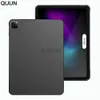 タブレットPCケースバッグiPad Pro 11 2024 iPad Pro for iPad Pro 11 2018 2020 2020 2020 iPad Air 4 5 10.9 Inch 240411のシリコンブラックカバー