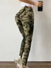 Leggings pour femmes Camouflage Printing Sexy Bowknot Colks Pantal