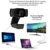 WebCams New Ultra Full HD 1080p WebCamを使用したMicrophone Web Cam Laptop DesktopビデオのYouTube回転カメラを呼び出す