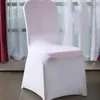 Krzesło obejmują hurtowy ślub el bankiet okładka syjamska stretch siedzisko białe wszechstronne gęste