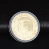 Trump 2024 Recaptures U.S. Coins Arts 양면 3 차원 구호 기념 동전
