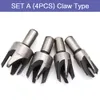 STONEGO Wood Plug Cutter Drill Bit Set - Straight and Tapered Taper, 6mm/10mm/13mm/16mm Woodworking Tool