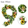 Decoratieve bloemen jfbl kunstmatige zonnebloem rose wijnstok bruiloft achtergrond boog muur decor nephangende planten klimop voor tafel festival feest