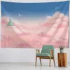 nuages chambre tapestries tapisserie fleurs blanc décoration beau mur suspendu rose carton de chambre à coucher décoration mural fond r0411 1