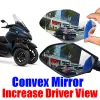 För Yamaha Tricity 300 Tricity300 Motorcykel bakspeglar linsslins Expandera fält av synkonvex spegel ersättningsdelar