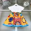 Brand Girls Party Dress Design Splic Design Sonte Scherma Baby Gonna taglia 90-150 cm Designer Designer Designer Abito Princess Summer 24April