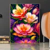 Fleurs 5d DIY Diamond Painting Lily Tulip Full Diamond Broidery Kit Mosaic Cross Crost Stitch Handmade Rhingestone Home Decoration