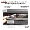 For MERCEDES-BENZ EQE 350 22-23 V295 Car Interior Center Console Transparent TPU Protective Film Anti-scratch Repair Film Refit