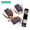 Xin Tester Mini Digital Voltmeter Ammeter DC 0-100V 1A 10A 50A 100A Dual Display Dual Color Digital Display