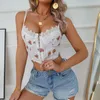 Women's Tanks Summer Fashion Style Bra Straps For Women Clothing Tank Tops Elegant Corset Lace Fabric High Quality 2024 Camisole Vest Y2k