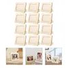 Frames 12pcs Wood PO Frame Picture Picture Affichage DIY