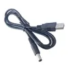 1pc USB -DC 5,5*2,1 мм 2,5 мм кабель питания DC Power Зарядка 5A 10A Высокий ток USB Power Power Cable Краткий разъем