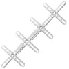 Ceiling Lights 4 Pcs Cross Lighting Accessories Wall Light Fixture Bar Roof Mounts Wrought Iron Lamp Parts