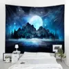 Fantasy Tapestries Starry Sky Landscape Tapestry Animal Wall Hanging Bohemian Eesthetics Living Room Bedroom Decoration Yoga Mat Picnic Mat R0411 1