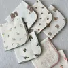 3pcs/set babyeingbib wash cloth swaddle blanklet infall soft burp cloth 0-12m幼児唾液タオル新生児バスタオル