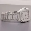 Luksusowe wyglądające w pełni obserwuj mrożone dla mężczyzn Woman Top Craftsmanship Unikalne i drogie zegarki Mosang Diamond dla Hip Hop Industrial Luxurious 62830