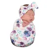 Blankets Swaddling Newborn Baby Boy Girl Printed Crib Slee Bag Wrap Ddle Clothes Set New Born Pography Receiving Floral 354208044 Drop Otmp3