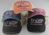 Donald Trump 2024 Baseball Caps Patchwork washed outdoor Make America Great Again hat Republican President Mesh sports cap LJJA241378446