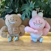 Animaux en peluche en peluche drôle muscle petit ami pouce jouet en peluche fitness inspirant moche laid mignon muscle muscle ours lapin poupée copine cadeau l411