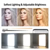 LED LIGHT BOLLE LIGHT Selfie Lamp para iPad Laptop de telefone móvel Preencher a luz de vídeo com clipe traseiro dianteiro Ajustado 3 modos de luz