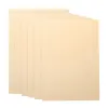 Envelopes 50pcs A4 Folhas de papel Retro Retro Paper para Certificado e Diploma 90G (marrom claro)