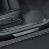 För Tesla Model Y 2021 2022 Tröskelstång Dörr Välkommen Pedal TPE Corner Guard Kick Guard Boot Side Guard Car Anti-Dirty Pad Set