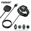 Fonken USB Fast Charger Cable Charging Dock Stand Cradle for Fitbit Versa 4 3 Smart Watch Accessories for Fitbit Sense 4 2