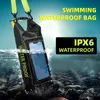 2L PVC Vattentäta väskor för mobiltelefon Simning av sportväska som driver forsränning Surfing Gym Dry Bag Beach Accessories XA394Q 240411